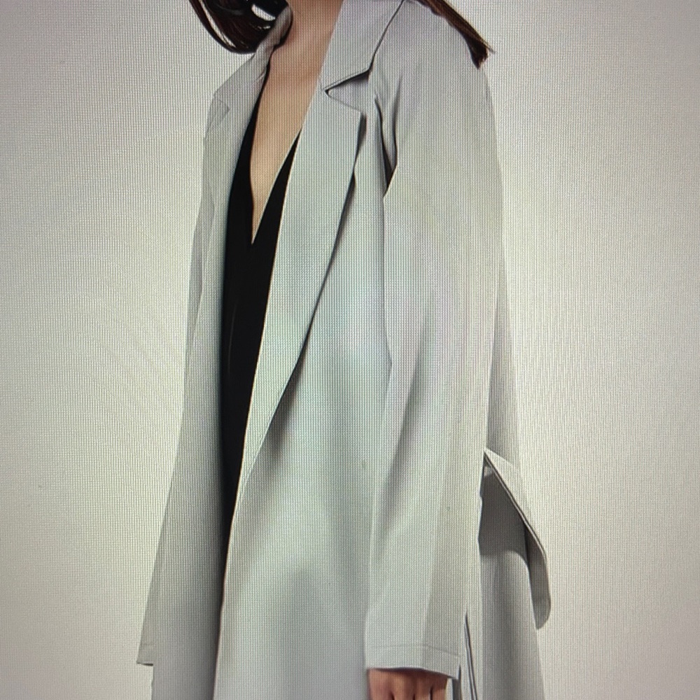 Silver International Duster Coat